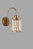 Opviq, modèle 9041-1A, applique murale, couleur or, verre, Voir les images du produit 3
