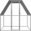 vidaXL Klec pro kuřata stříbrná a šedá 2x2x2 m Pozinkovaná Náhled obrázku produktu 2