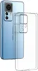 A transparent phone case is shown next to a smartphone. Náhľad obrázku produktu