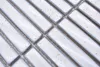 Keramikmosaik weiß glänzend Stäbchenoptik Mosaikfliese Produktbild-Vorschau 2