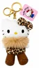 Hello Kitty Plüsch Schlüsselanhänger 10 cm Leo braun Produktbild-Vorschau 1