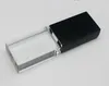 USB KRYSTAL čierny 2.0 32GB, kombinácia sklo a kov, LED Náhľad obrázku produktu 3