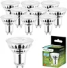 A set of LED light bulbs and their packaging. Produktbild-Vorschau