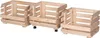 STOLMAK Drewniana Skrzynka na Owoce na Kółkach 37x79x30 cm Podgląd zdjęcia produktu 7