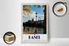 Holzschild Reise 12x18 cm Basel Schweiz Fluss Riesenrad Produktbild-Vorschau 2