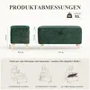 COLAMY Stoffhocker, runder Hocker mit wendbarem Produktbild-Vorschau 4