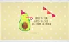 Mr. & Mrs. Panda Flauschtuch Avocado Party - Gelb Pastell - Produktbild-Vorschau 1