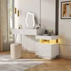 MODFU Tavolino da toilette con specchio e illuminazione a Anteprima dell’immagine prodotto 15