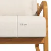 HOMCOM Poltrona a dondolo Poltrona relax imbottita con Anteprima dell’immagine prodotto 7
