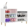 vidaXL Věšák na boty High Gloss White 102x36x60 cm Dřevěný Náhled obrázku produktu 4