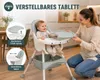 Baby Vivo Design 2in1 Kinderhochstuhl - Oscar Türkis Produktbild-Vorschau 2