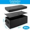 CD-opbergdoos - 4 stuks - Voor 36 CD's/DVD's - Wasbare doos Productafbeelding-voorbeeld 2