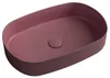Isvea INFINITY OVAL Aufsatzwaschbecken 55x36cm, Matte Produktbild-Vorschau 1