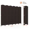 COSTWAY Séparateur de pièce pliable en 6 parties, 170 cm de Voir les images du produit 2
