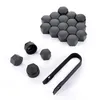 20x Radschrauben Kappen Set 17 mm Anthrazit Produktbild-Vorschau 2