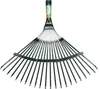 Scopa a ventaglio Scopa a foglie Rastrello da giardino Anteprima dell’immagine prodotto 4