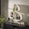 Goutte Wandregal 46 cm - Marmorverbundstoff Produktbild-Vorschau 4