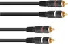 OMNITRONIC Cinch Kabel 2x2 10m Produktbild-Vorschau 1