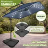 tillvex® Aluminium Parasol rechthoekig Ø 330 cm met Productafbeelding-voorbeeld 8
