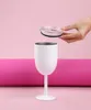 HOMLA Kieliszek RONNE na wino różowy 360 ml Podgląd zdjęcia produktu 4