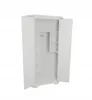 An open white wardrobe showing the interior shelving and hanging rail. Produktbild-Vorschau