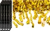 Konfetti Kanone mit Luftschlangen 40cm 12er Set gold Produktbild-Vorschau 1