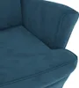 kreslo vidaXL modrý zamat Náhľad obrázku produktu 6