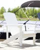 BELIANI Gartenstuhl Weiß Kunstholz Muskoka Stuhl mit Produktbild-Vorschau 2