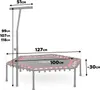 Trampolina fitness z uchwytem 127 cm Neo-Sport - Voir les images du produit 8