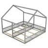 Doppel-Hausbett 90x200 cm,Hausbett mit Geländer, Produktbild-Vorschau 16