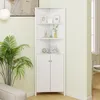 Úzká kuchyňská skříňka COSTWAY 172,5 cm, rohová skříňka se Náhled obrázku produktu 8
