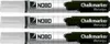 nobo Kreidemarker nass abwischbar weiß 3 Marker Produktbild-Vorschau 1