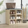 The Living Store Schuhregal Sonoma-Eiche 52,5x30x50 cm Náhled obrázku produktu 7