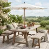 Sekey Sonnenschirm Ø300cm Holzoptik Gartenschirm Produktbild-Vorschau 15