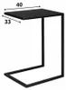 Anwicar Beistelltisch Sofatisch Laptoptisch C-Form Schwarz Produktbild-Vorschau 6