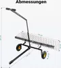 Wiltec Rasentraktor Rechen mit 148 cm Arbeitsbreite, Produktbild-Vorschau 3