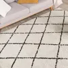 Volero - Tapis à poils longs - Grand Lines Crème/Noir - Voir les images du produit 5