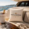 Dekoračný vankúš pre Moët & Chandon, farba béžová – Luxusný Náhľad obrázku produktu 2