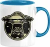 Waschbär Geschenk Tasse Ufo Alien Waschbär-Liebhaber Produktbild-Vorschau 1