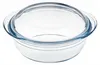 Plat à four Arcuisine avec couvercle, 2,3 l, rond, verre Voir les images du produit 1