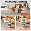 Couchtisch 2er‑Satztisch rund mit Stauraum, Beistelltisch Produktbild-Vorschau 5