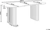 BELIANI Jídelní stůl bílý MDF 198 x 93 cm 8místný Náhled obrázku produktu 3