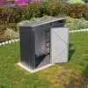 GFP Primeyard Casetta da giardino metallo 160x80x200 cm Anteprima dell’immagine prodotto 7