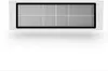A top-down view of a white vacuum cleaner filter with a black frame. Produktbild-Vorschau