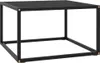 vidaXL Couchtisch Schwarz mit Schwarzem Glas 60x60x35 cm Produktbild-Vorschau 5