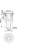Dallmer Duschwannenablauf ORIO V Select, DN50,Edelstahl Produktbild-Vorschau 2