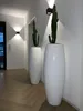 Vaso da terra MAGNUM in fibra di vetro, bianco lucido, Anteprima dell’immagine prodotto 7
