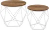 Runde Couchtische, 2Er Set Beistelltische, Moderner Stil, Produktbild-Vorschau 8