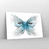 Bilder auf glas - Illustration Gesicht Schmetterling Wimper Produktbild-Vorschau 4
