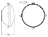 Lot de 2 phares (halogènes) pour tracteur, pelleteuse, Voir les images du produit 2
